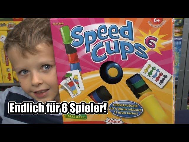 Speed Cups 6 (Amigo Spiele) - ab 6 Jahre - Mehr Spieler! Mehr Karten!