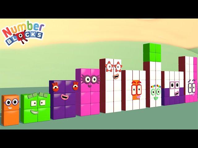 Looking for Numberblocks Skip Counting by 2 Learn to Count Numberblocks