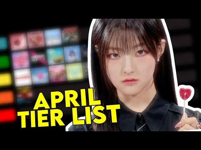 🩷 tier ranking APRIL K-POP COMEBACKS 🪩