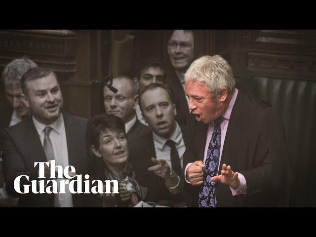 'Order!': John Bercow's decade of thunderous pronouncements