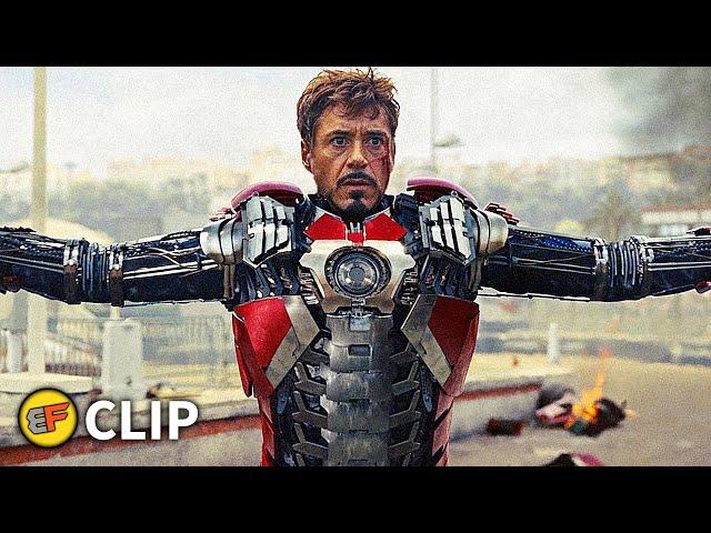 Iron Man vs Ivan Vanko - Suitcase Suit - Monaco Fight Scene | Iron Man 2 (2010) Movie Clip HD 4K