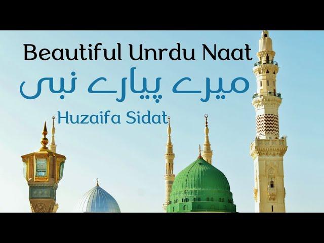 Mere Pyaare Nabi ﷺ  | Huzaifa Sidat | New Urdu Naat.