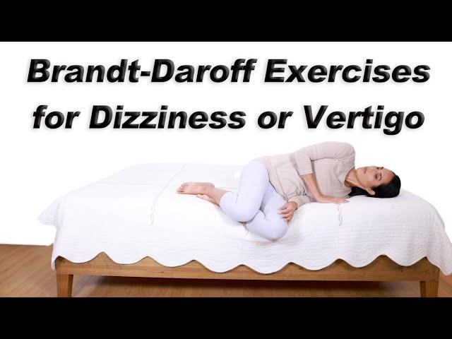 Brandt Daroff Exercises for Dizziness or Vertigo