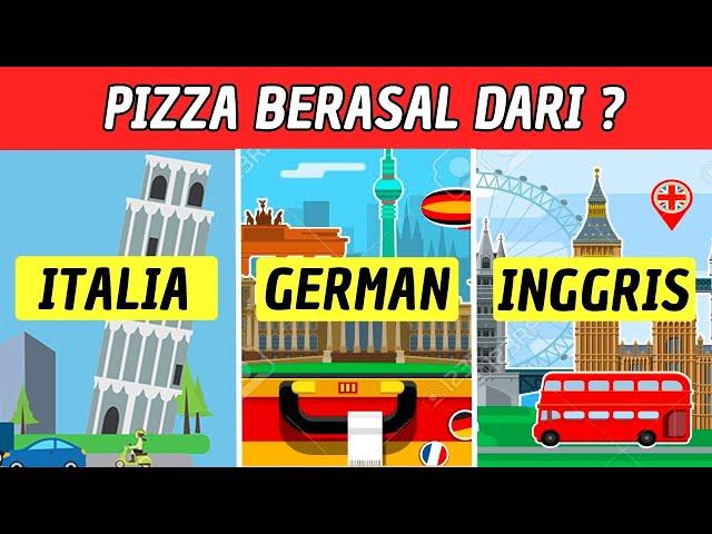 BUKTIKAN KECERDASANMU ! Kuis tentang Makanan Terkenal di Dunia