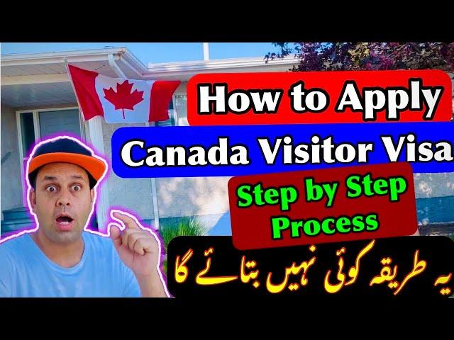 How to apply Canada visit visa | Step by Step process  online | Canada Visa