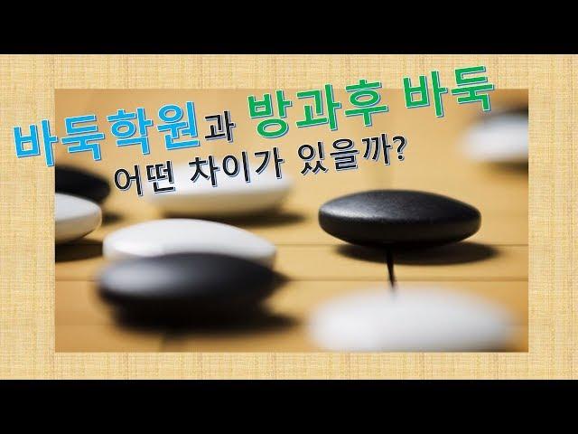 바둑학원과 방과후 바둑 무엇이 다를까??