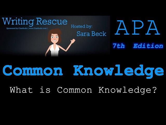 What is Common Knowledge? Episode 7