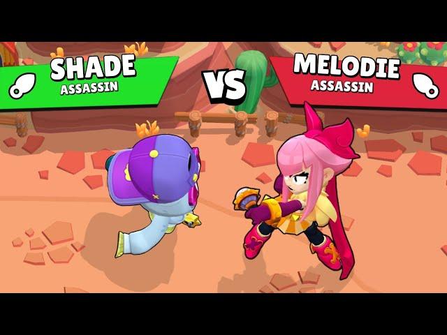 SHADE vs MELODIE | 1vs1 | Brawl Stars