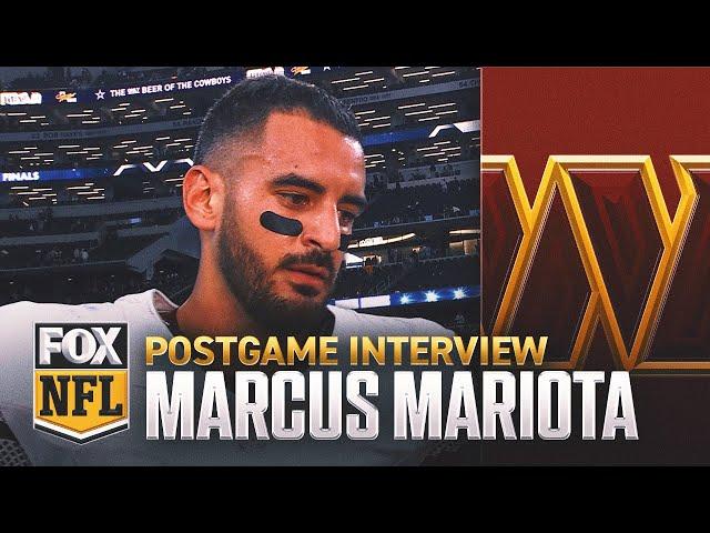 Commanders' QB Marcus Mariota on Jayden Daniels after win vs Cowboys: "Sky's the limit" | NFL on FOX