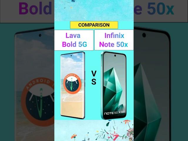 Lava Bold 5G Vs Infinix Note 50x 5G