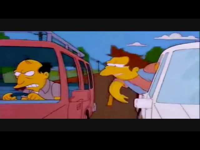 The Simpsons "Bart On The Road"