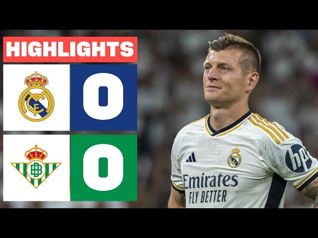 REAL MADRID 0 - 0 REAL BETIS | RESUMEN LALIGA EA SPORTS
