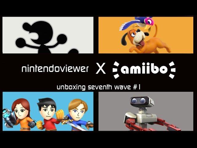 [Unboxing] amiibo - Seventh Wave (Super Smash Bros. series) #1: Duck Hunt, R.O.B., Mr. Game & Watch