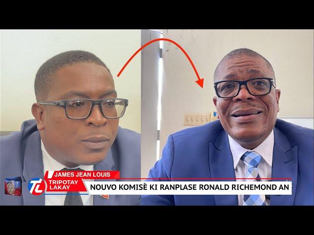 Enstalasyon nouvo komisè Gouvènman Aux Cayes la ki ranplase Ronald Richemond apre yo revokel