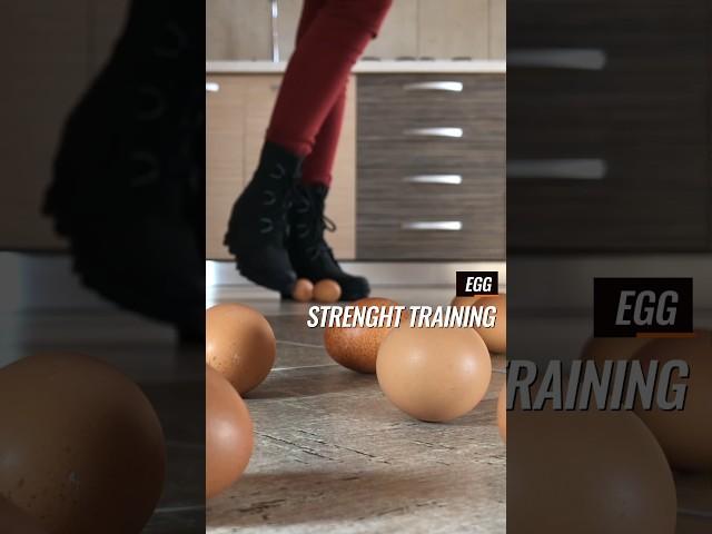 Warrior Boots vs. Chicken Eggs! Oddly Satisfying Food Crushing! ASMR