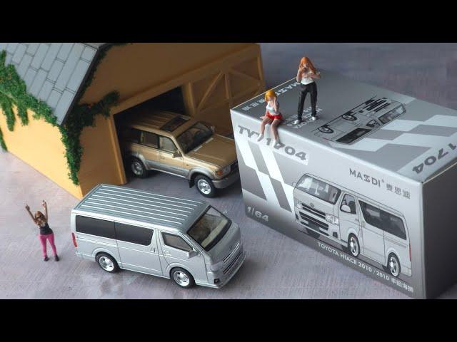 I got a new Masdi. Masdi Toyota Hiace Diecast model. Unboxing Review!