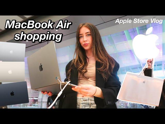 Getting a New MacBook Air | Apple Store Shopping Vlog