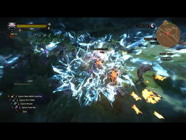 Ultimate AARD slashing body into pieces Best sign build Witcher 3