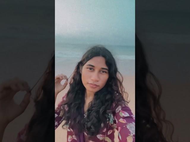 Blessed days ! Waves n my messy hair n lot of happiness 