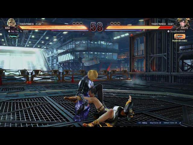 TEKKEN 8 Nina Williams Vs Xiaoyu 4k Stomp Ending