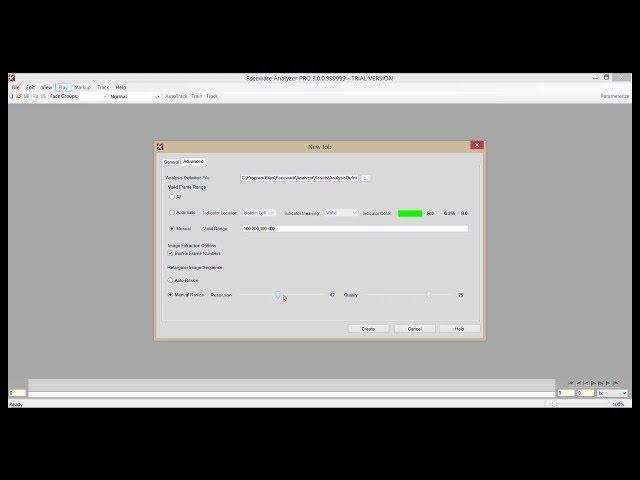Faceware Analyzer 3.0: New Job - Advanced