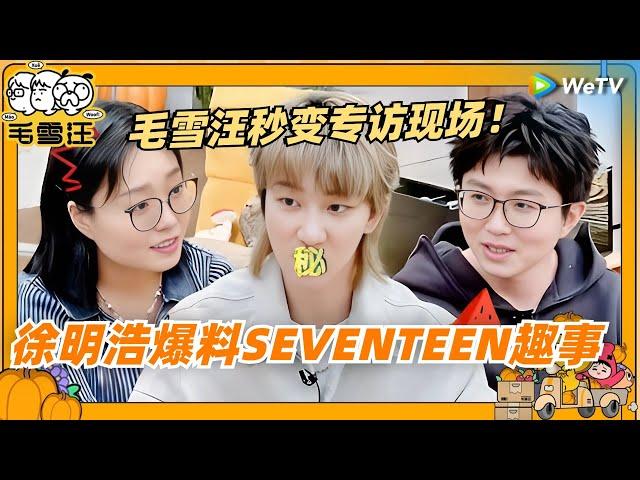 【MultiSub】EP106抢先看：徐明浩爆料SEVENTEEN趣事！毛雪汪秒变专访现场~|《毛雪汪》EP106 CLIP #综艺 #毛雪汪 #李雪琴 #毛不易 #徐明浩 #the8