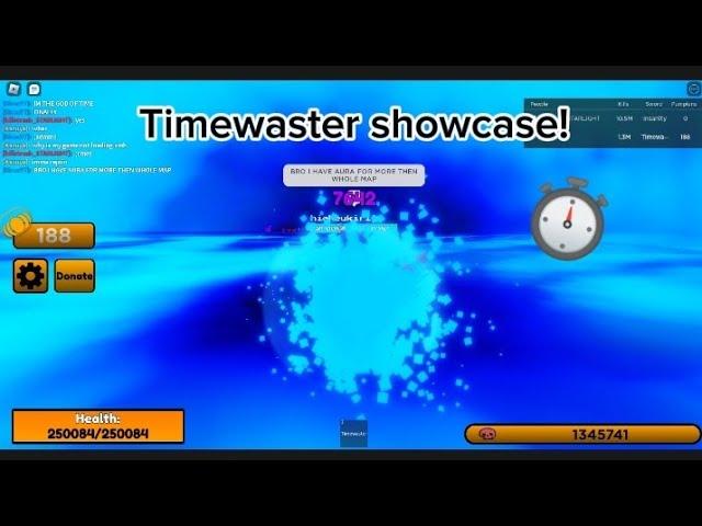 Timewaster showcase! | Killstreak sword fighting (remake)