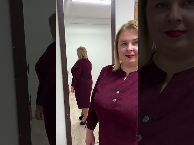 Шикарные повседневные платья больших размеров #женскаяодежда #белорусскаяодежда #plussize #образдня