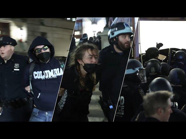 Police arrest dozens of pro-Palestinian protesters at Columbia University