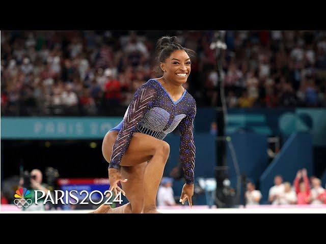 Simone Biles REGAINS women’s gymnastics individual all-around gold medal | Paris Olympics