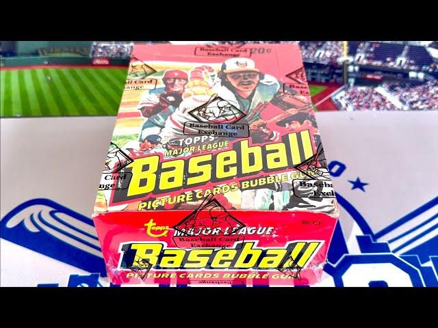 1978 TOPPS BASEBALL CARDS WAX BOX BREAK!