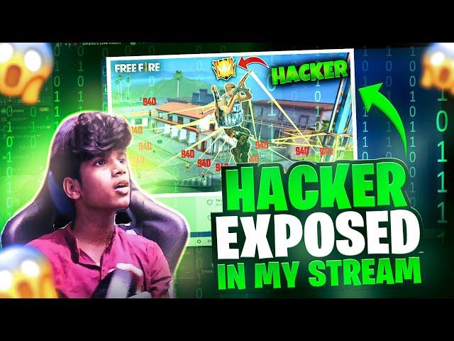 HACKER EXPOSED IN MY STREAM HE TOLD ME HACKERFREE FIRE IN TELUGU | DHANUSH FF GAMER |