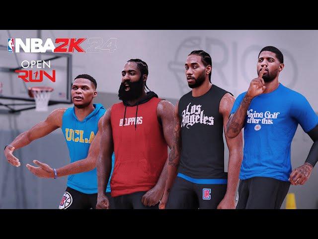 LA Clippers Private Run at Rico Hines! | NBA 2K24 Open Run Mode