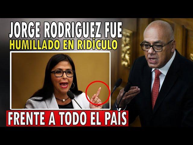 La peor HUMILLACIÓN Jorge Rodríguez quedo en RIDÍCULO ante todo el PAÍS el problema es PEOR