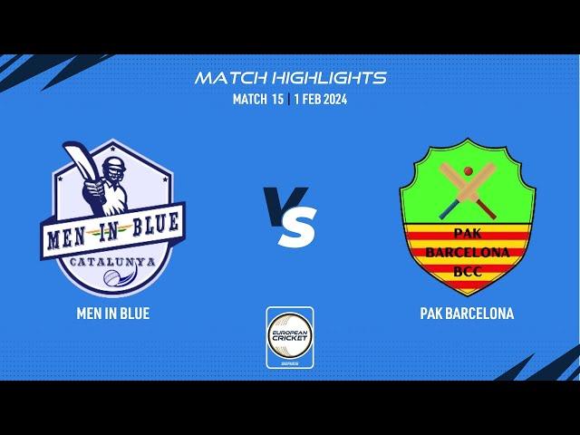 Match 15 - MIB vs PKB | Highlights | ECS Spain, 2024 | 1 Feb 2024 | ECS24.062