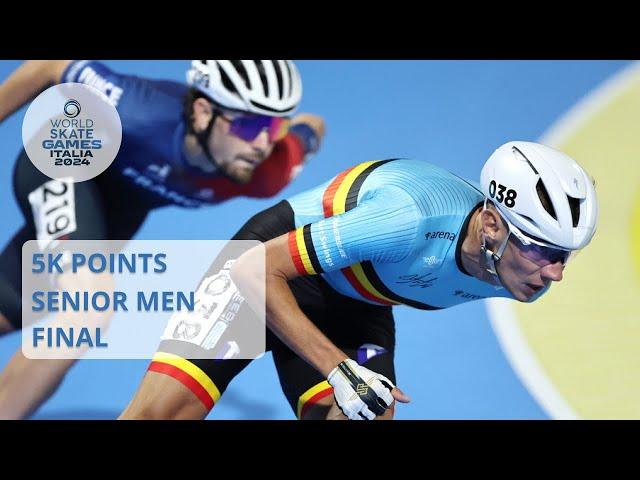 5K Points Final Senior Men  | WSG2024 - Italy