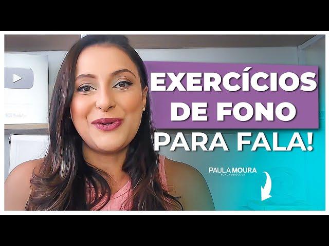 Exercícios para ajudar criança com dificuldade na fala!