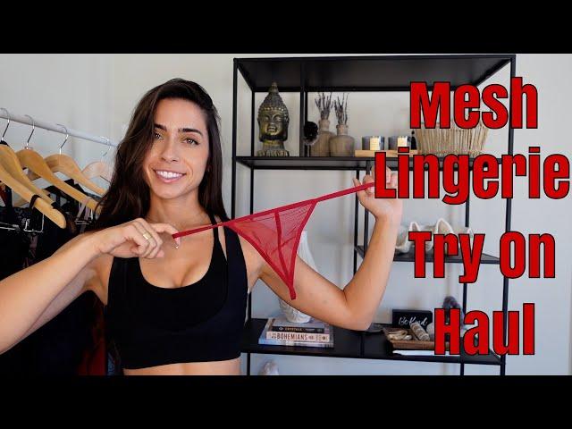 Avidlove MESH Lingerie Try On Haul