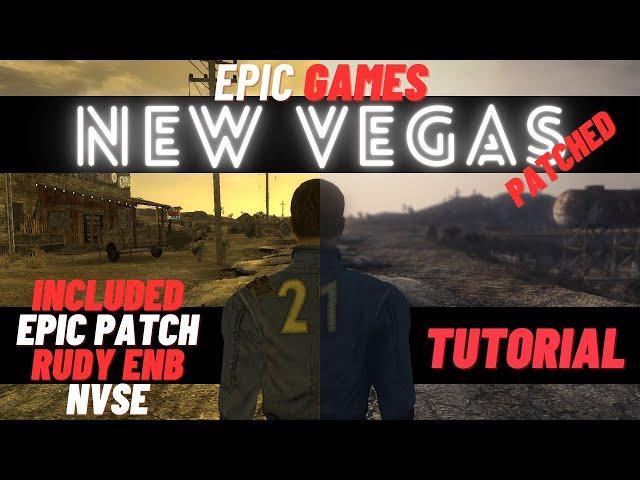 How to Fix Epic Games Fallout New Vegas + Rudy ENB and NVSE tutorial