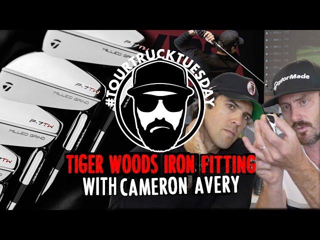 LIVE FITTING THE TIGER WOODS IRON | #trottiegolf