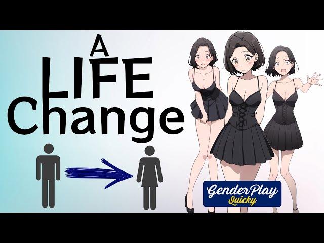 Press Accept on the Pop Up 4 A Life Change | GenderPlay Quicky | #bodyswap #genderbend #feminization