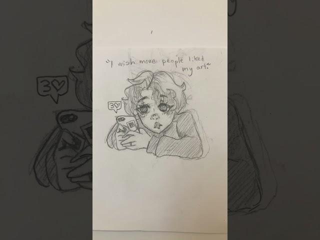 Never give up on your art ️‍🩹 (ib: @herecomesko ) #art #trend #drawing #pencildrawing #fypシ #e
