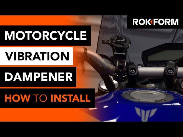 ROKFORM Motorcycle Mount Vibration Dampener Installation