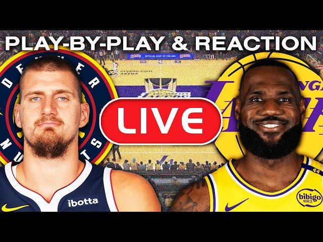 Los Angeles Lakers vs Denver Nuggets LIVE Play-By-Play & Reaction