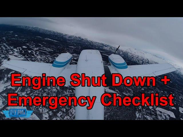 Precautionary Engine Shutdown Multiengine Training