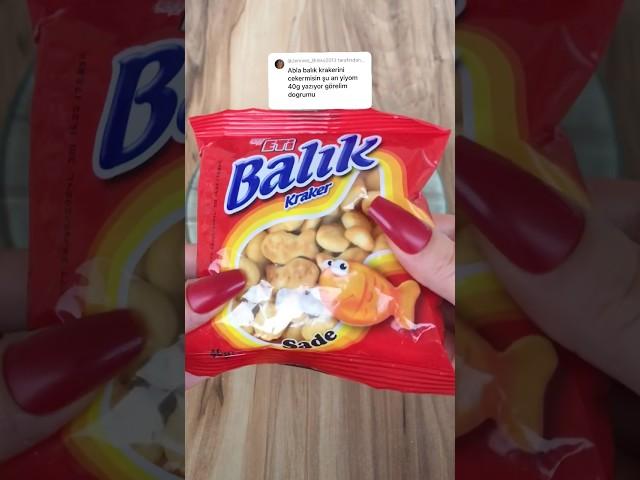 Eti Balık Kraker 40 gram yazıyor bakalım doğru mu ⁉️