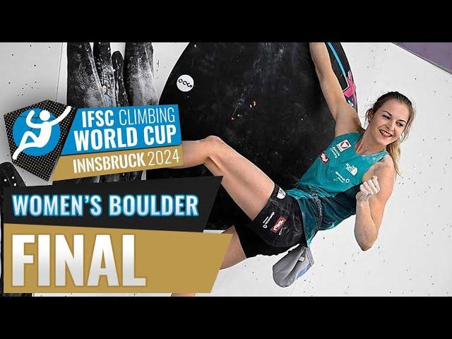 IFSC Women's Final World Cup Innsbruck 2024