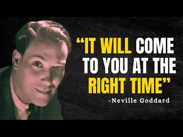 It's Coming! Trust in Divine Timing - Neville Goddard Motivation