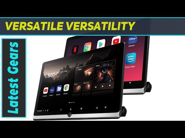 Seventour 14" 4K Android 11 Car TV Headrest Monitor: Ultimate In-Car Entertainment Solution!