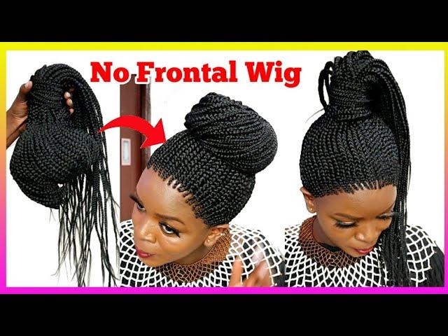 Affordable Braided Long and Short Wigs.Beginner Friendly -No Frontal Wig Install+Wig Review